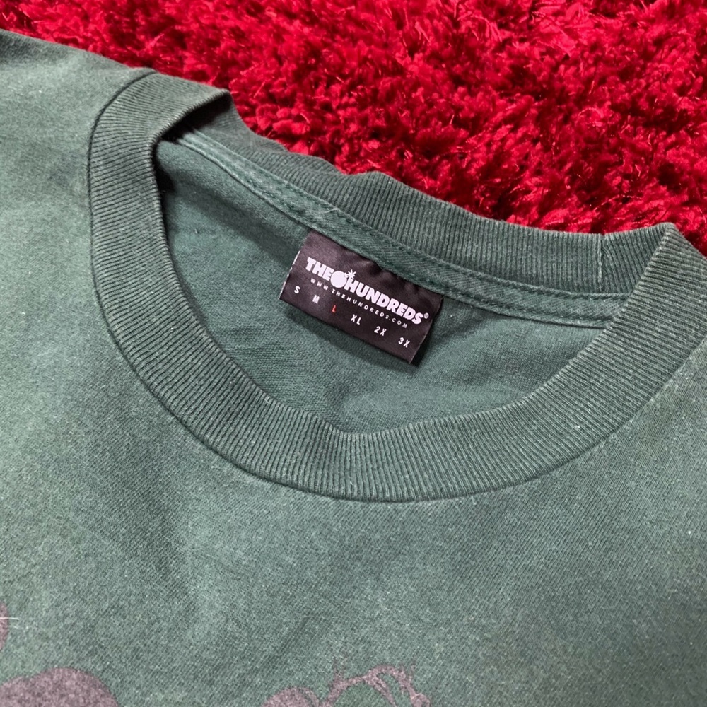 The Hundreds Shirt Large Green 3M Large Skateboard - Picture 5 of 7